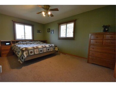 Master bedroom with extra deep double closet
