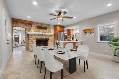 Digitally Staged Eat-In Kitchen