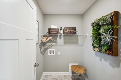 Picture of previously completed model home.