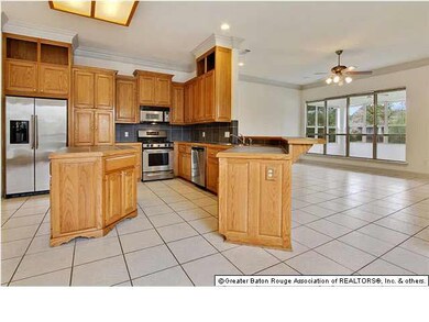 Large open kitchen