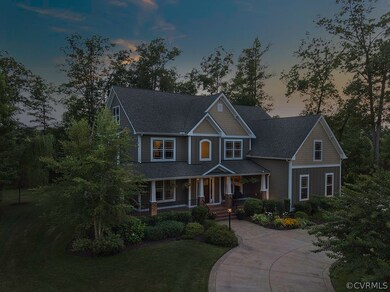 Front Elevation at Twilight
