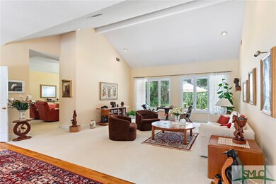 Spacious Living Room off the Foyer