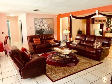 Large family room from the front entry way