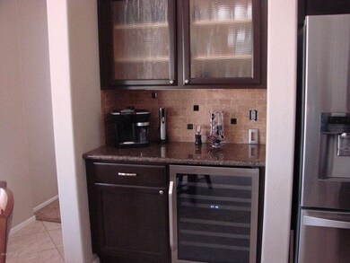 DRY BAR WITH REFRIGERATOR