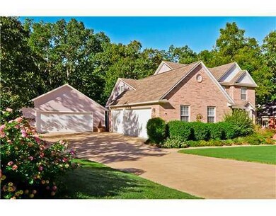 Exterior Front. 5 plus car garage with room for a shop or 30 plus foot boat