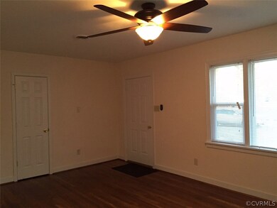 Living room with hardwood floors