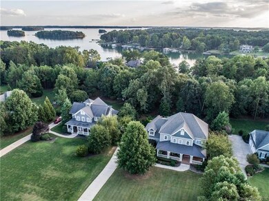 Aerial view shows just how close Lake Norman is to