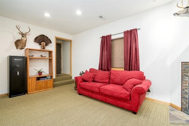 Roomy downstairs den