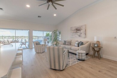 Open island/bar easily seats four or five people a