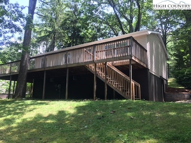 Rear view of home.