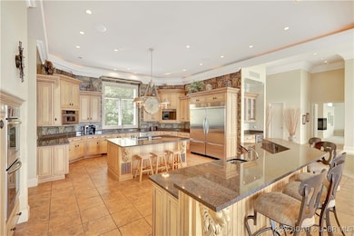 This is a dream come true kitchen with double isla