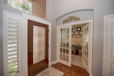 The entrance to the study.