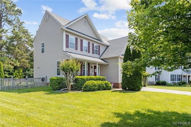 View of front of home with a shingled roof and a p
