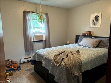 Bedroom with carpet