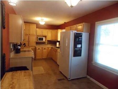 Updated kitchen cabinets and appliances that stay!