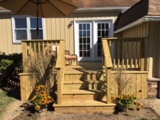 New Large back deck - French Doors - Pool and Pati