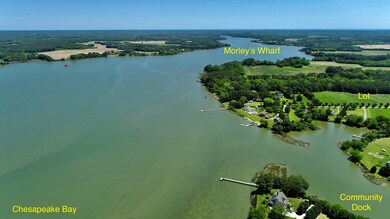 Occohannock Creek facing Morley's Wharf