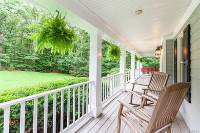 Just image rocking back and forth on this amazing porch sipping your afternoon tea or morning coffee!