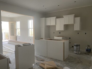 White cabinets throughout!