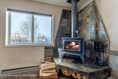 6 woodstove w hearth
