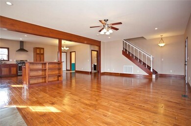 Kitchen, living, dining, utility, master - all downstairs. All amazing.