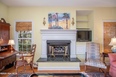 cozy fireplace