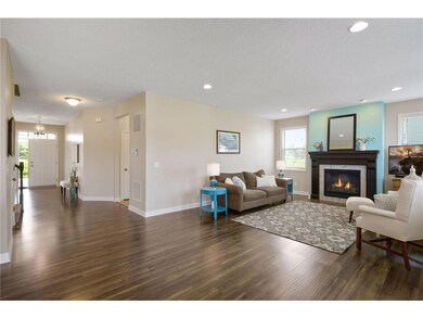 Almost the entire main floor is hardwood with the 