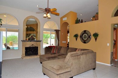 Family Room-Fireplace