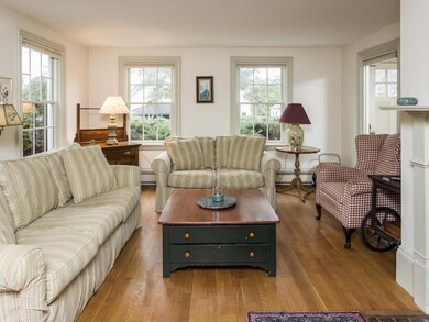 The living room with fireplace (not...