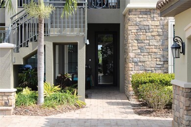 Entry into villa