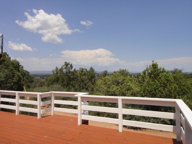 Deck on east side of house