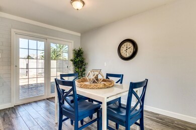 Dining in Kitchen