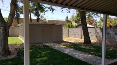 Backyard w/storage