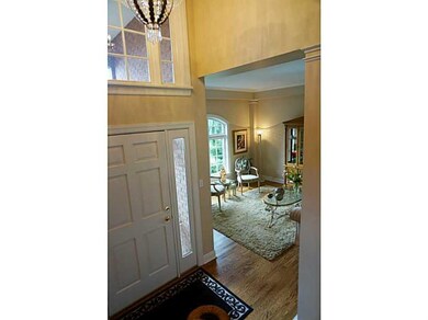 Entry/Foyer. The two-story foyer features hardwood