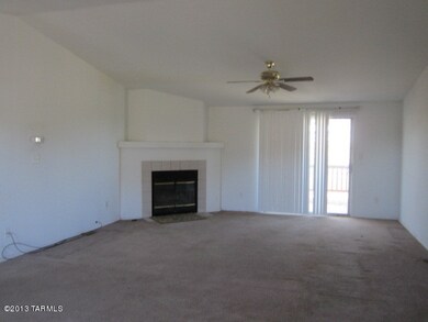 Living Room With Fireplace