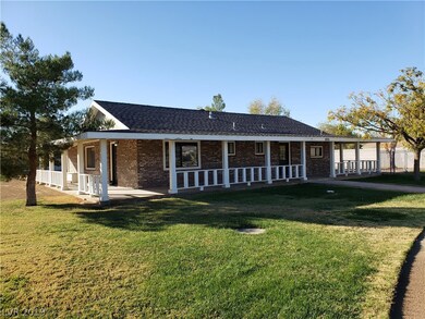 Front of home viewed from the left side.