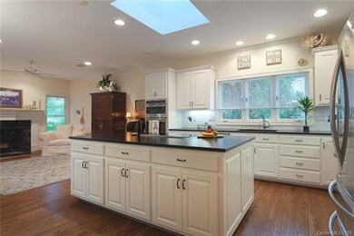 Velux skylight over island gives loads of natural 
