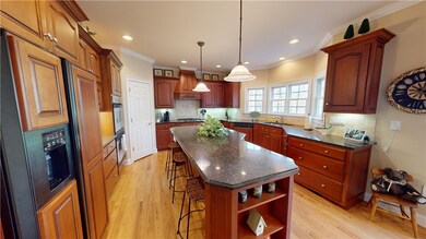 Gourmet kitchen with panel fridge and pantry