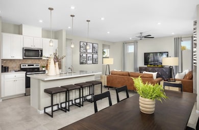 Mesquite Dining Room and Living Room