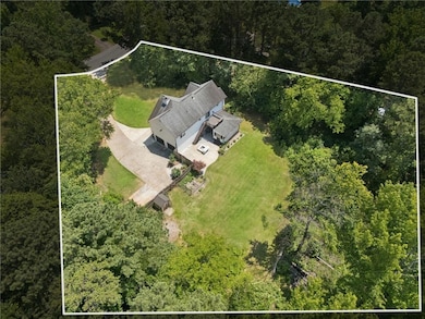 View of subject property featuring property parcel outlined