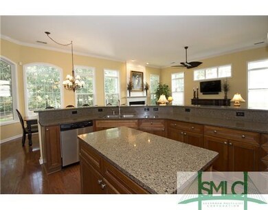 Kitchen. Kitchen with an island and breakfast bar!