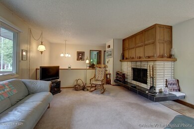 Living Room Featuring Fireplace