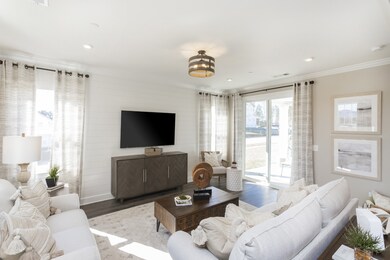 Spacious great room with tons of natural light!