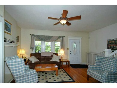 Living Room. Bright with gleaming hardwood floors