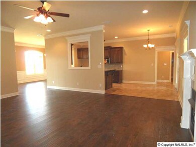 Another view of the family room and how it opens up to the eating area and dining room.