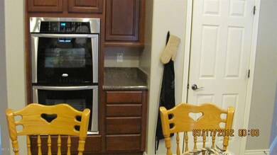 Double ovens in kitchen