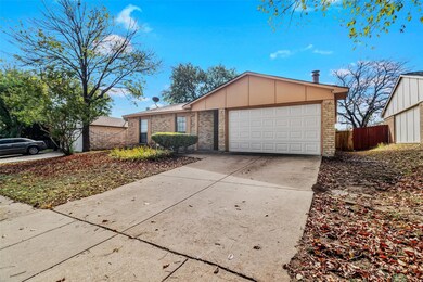 Single story home with a garage