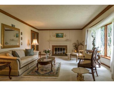 Living Room. The living room is light & bright and