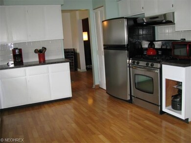The kitchen features new stainless steel appliance