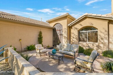 Lovely Courtyard & Custom Security Door